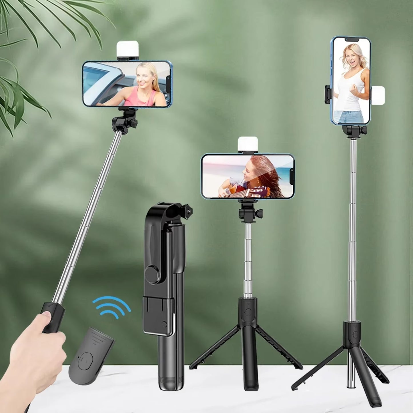 selfie stick trépied Bluetooth 74 cm