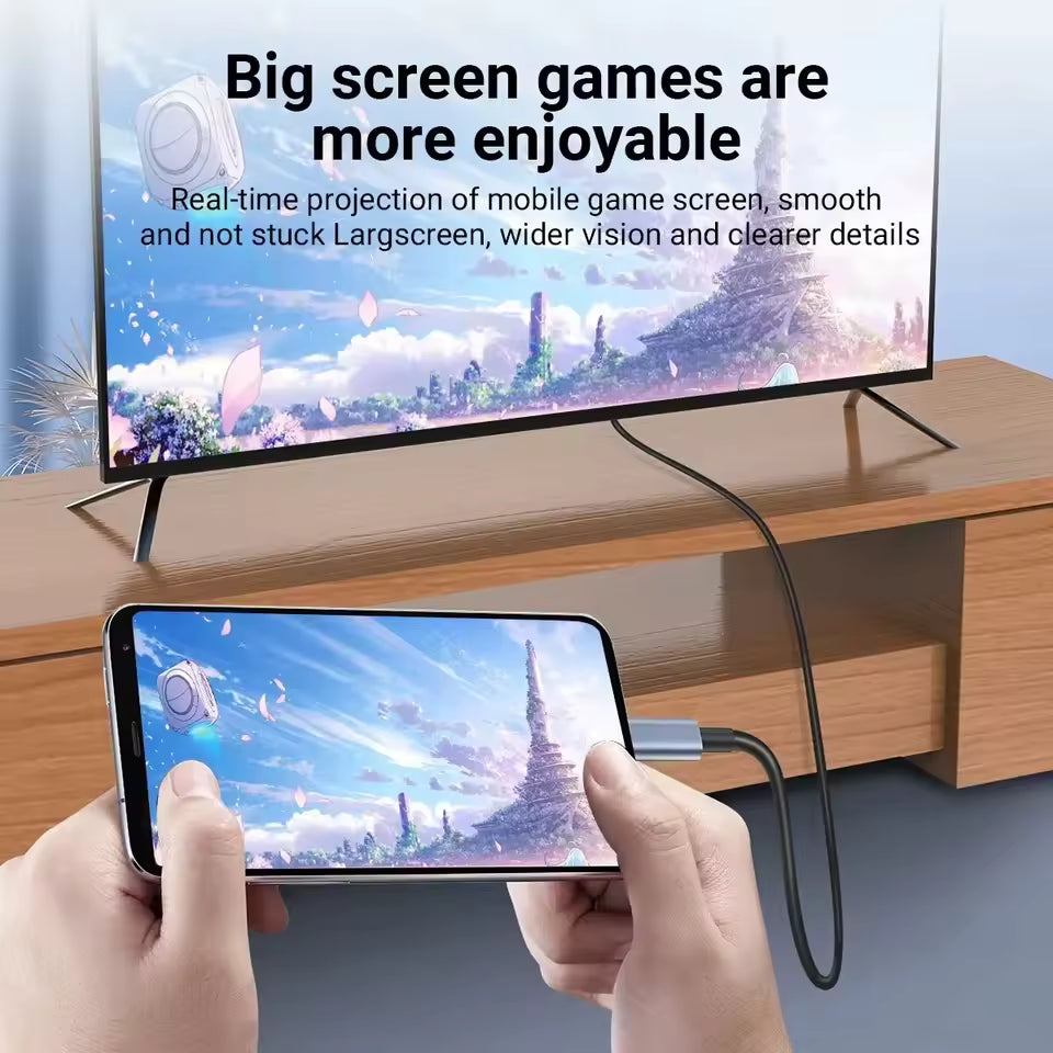 Type-C vers HDMI 4K 2m