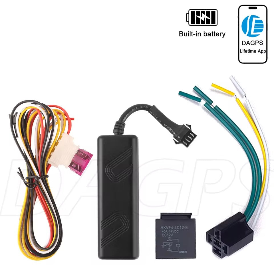 Mini Traceur GPS DAGPS TK205/ST-901 pour Voiture et Moto 12-80V avec Suivi Temps Réel