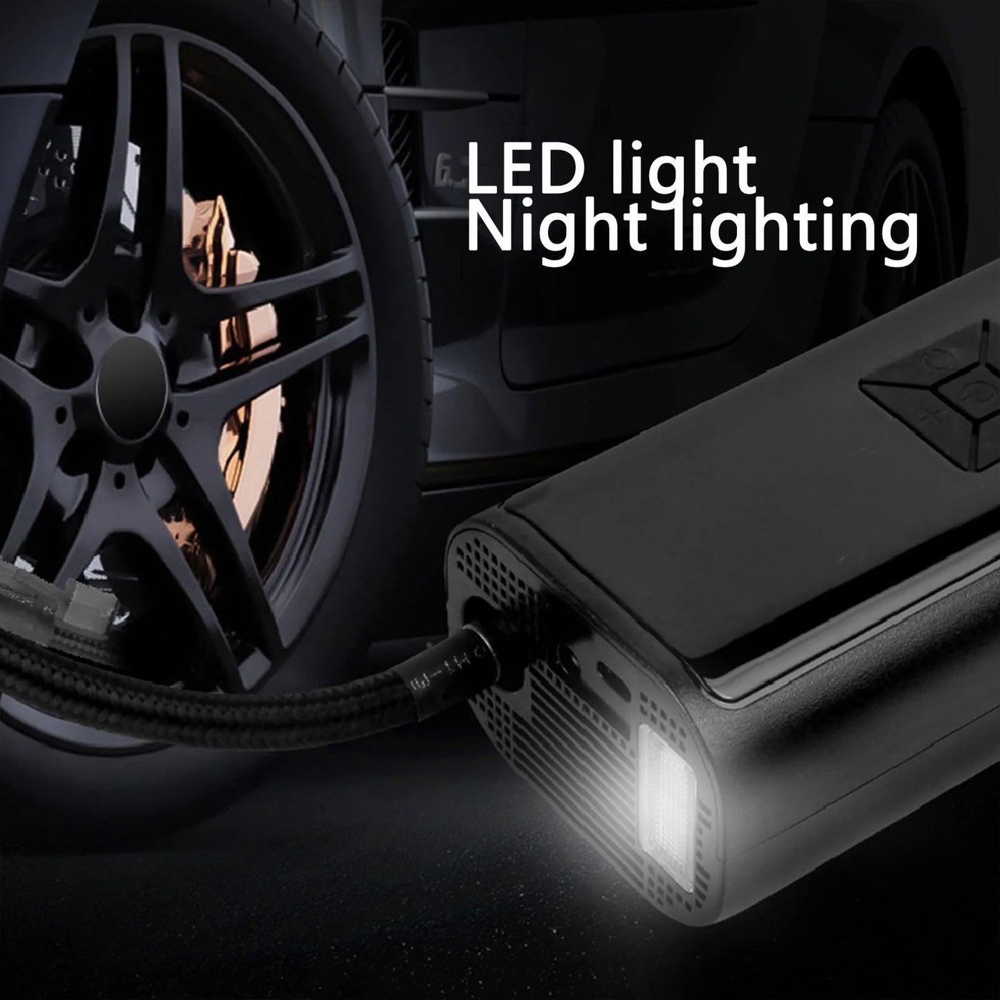 Gonfleur portable Wireless avec led