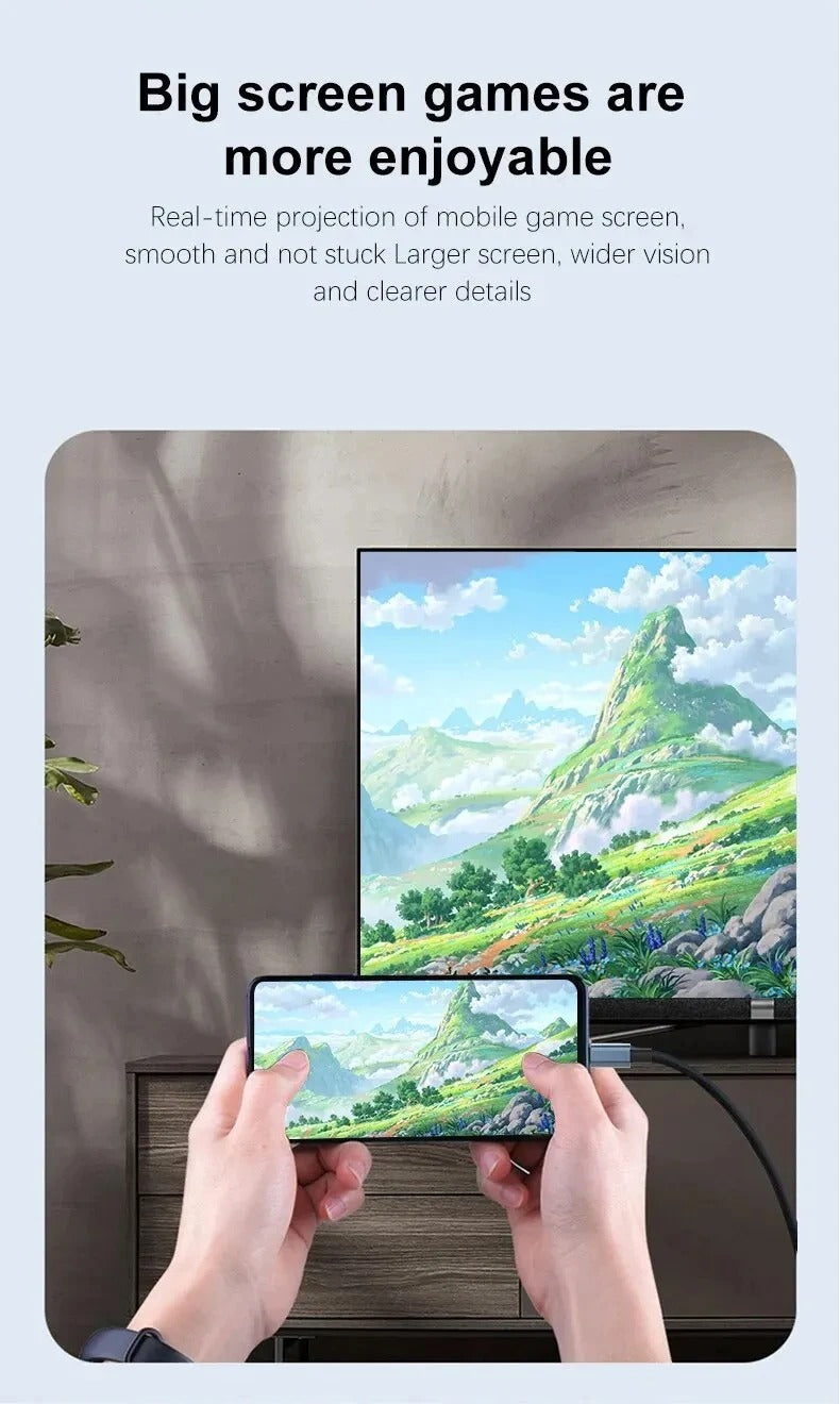 Type-C vers HDMI 4K 2m