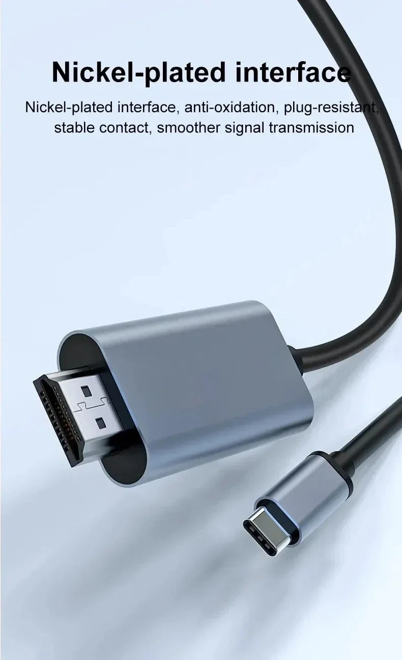 Type-C vers HDMI 4K 2m