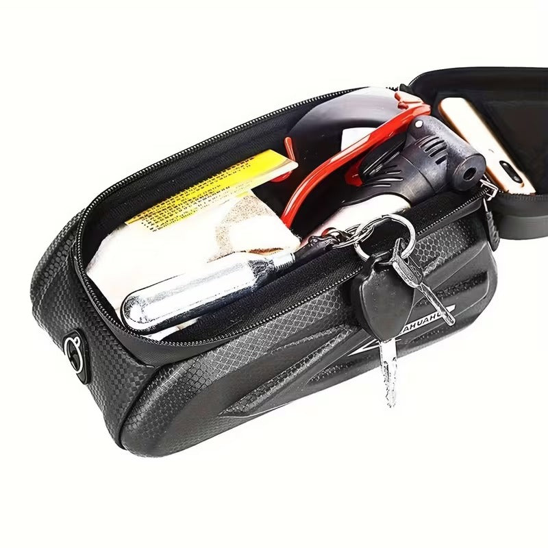 Poche de Vélo 7 Pouces avec Écran Tactile et Support Guidon