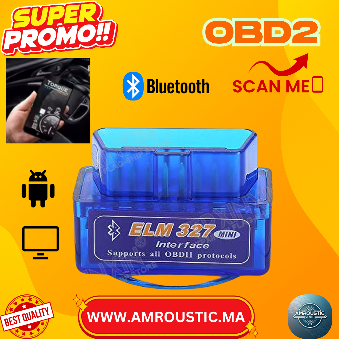 obd2 ELM 327 بلوتوث أندرويد كمبيوتر شخصي