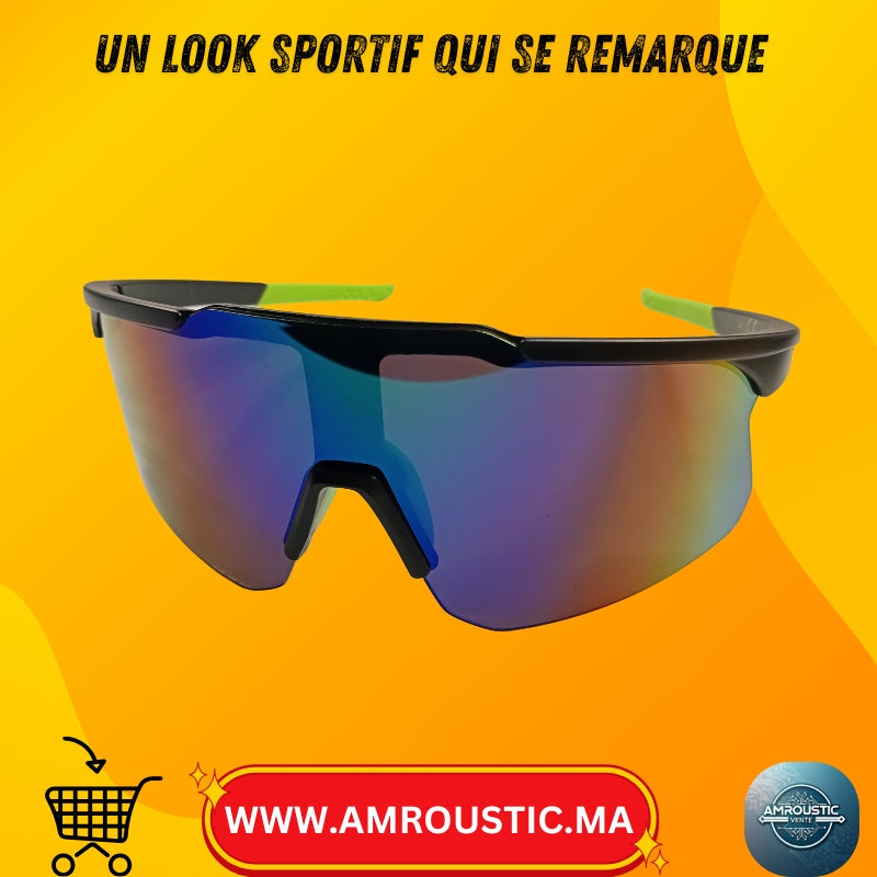 Lunettes de sport miroir unisexes légères – 1 pièce
