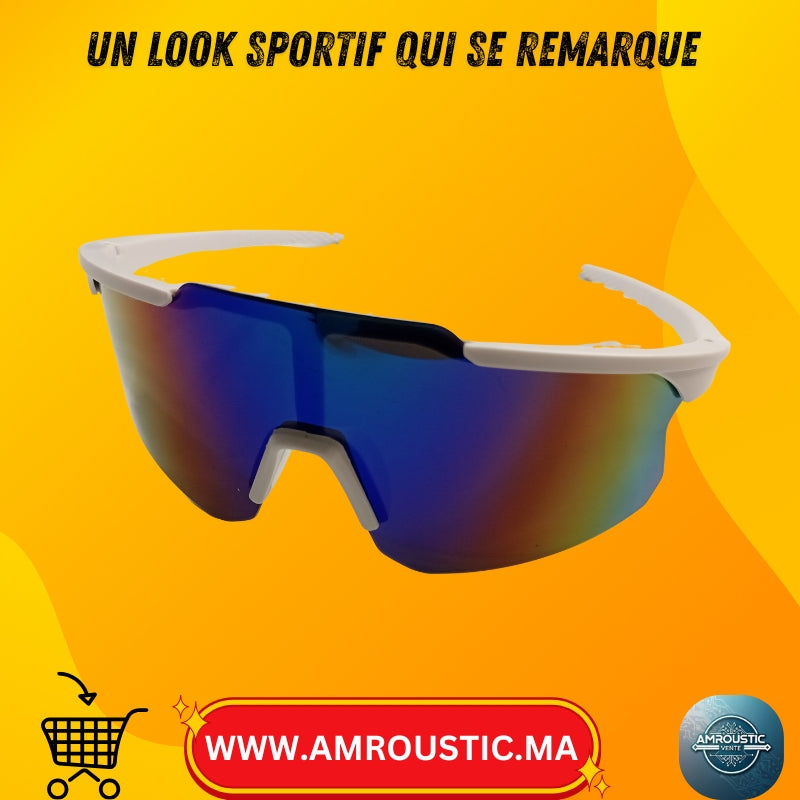 Lunettes de sport miroir unisexes légères – 1 pièce