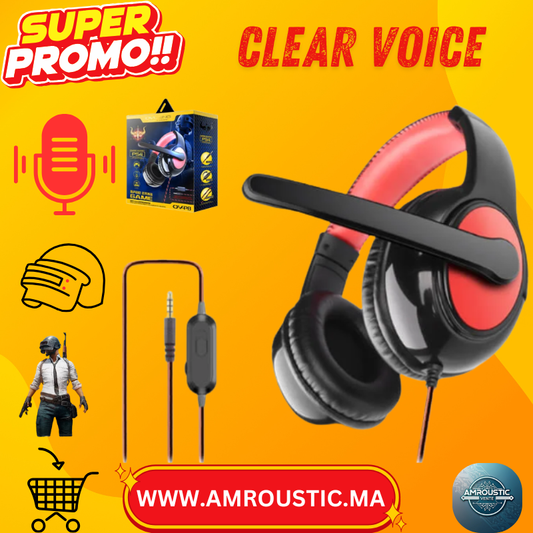 Casque Gamer OVLENG OV-P8 – Son Surround HD & Micro Réglable