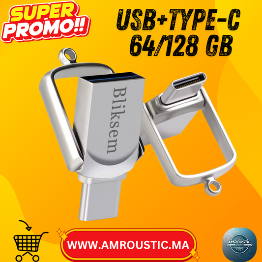Clé USB TYPE-C – 64/128 Go ( choisir)