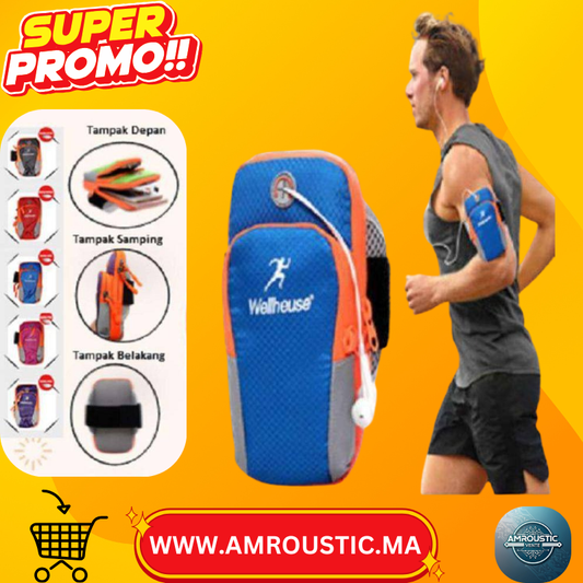 سوار ذراع رياضي من ويلهاوس – حقيبة ذراع متعددة الوظائف للهواتف الذكية