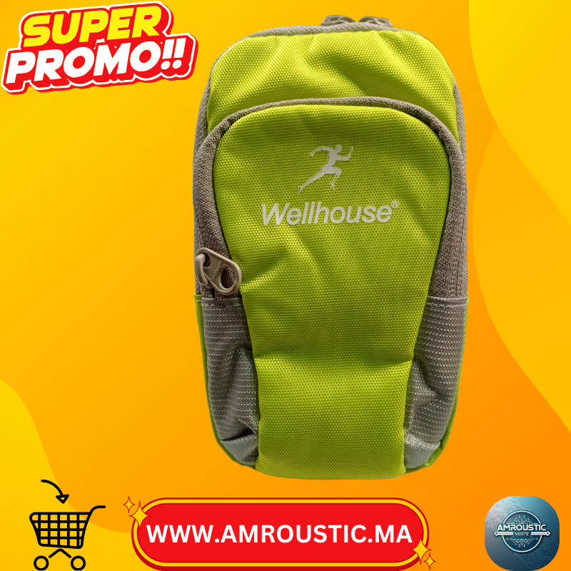 سوار ذراع رياضي من ويلهاوس – حقيبة ذراع متعددة الوظائف للهواتف الذكية