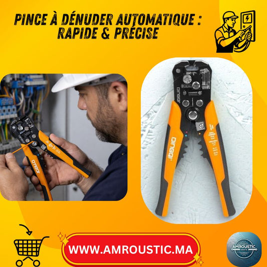قطعة واحدة من أداة تعرية الأسلاك الأوتوماتيكية متعددة الوظائف - ذاتية الضبط (نحاس/ألومنيوم)