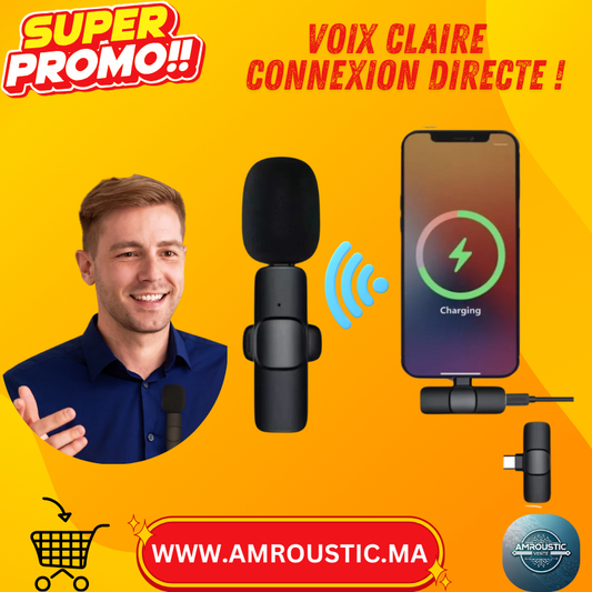 microphone lavallière Type-C 1 pc
