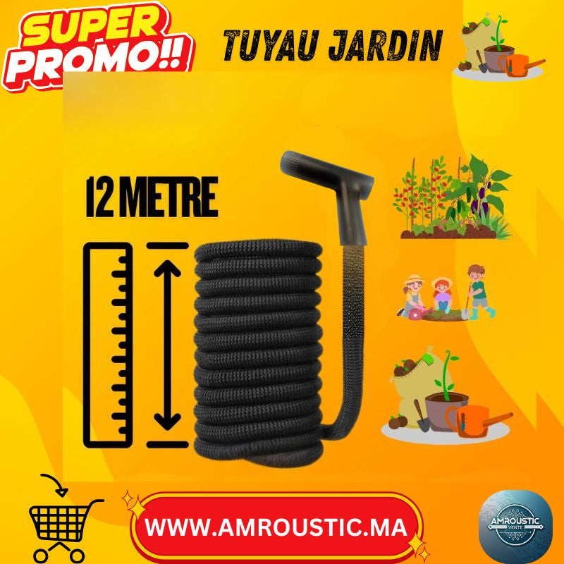 Tuyau d’Arrosage Extensible 12m