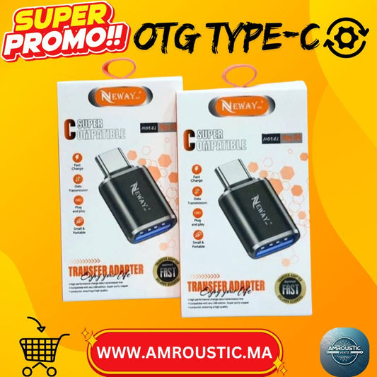 Adaptateur OTG USB-C vers USB (USB-A) Neway NEW-04 – Transfert & Accessoires