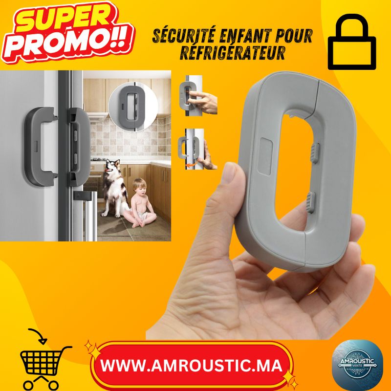 Verrou de Sécurité Enfant pour Réfrigérateur