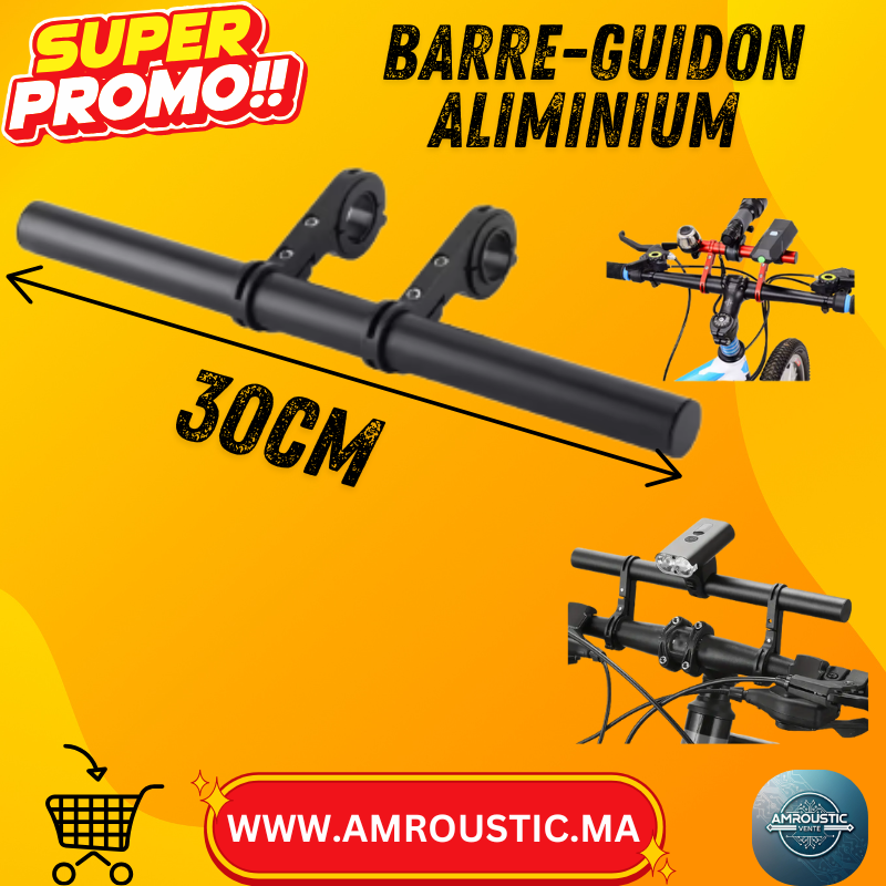 قضيب تمديد مقود الدراجة المصنوع من الألومنيوم